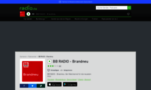 Bbradiobrandneu.radio.de thumbnail