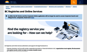 Bcregistryservices.gov.bc.ca thumbnail