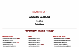 Bcwine.ca thumbnail