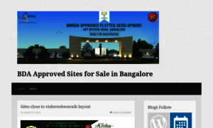 Bdaapprovedsitesforsaleinbangalore.wordpress.com thumbnail