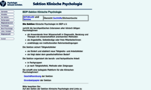 Bdp-klinische-psychologie.de thumbnail