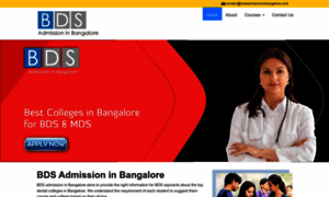 Bdsadmissioninbangalore.com thumbnail