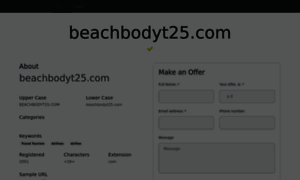 Beachbodyt25.com thumbnail