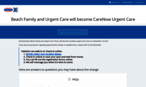 Beachurgentcare.com thumbnail