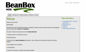 Beanboxweb.com thumbnail