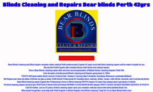 Bearblindscleaningrepairsperth.com.au thumbnail