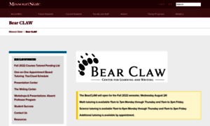 Bearclaw.missouristate.edu thumbnail