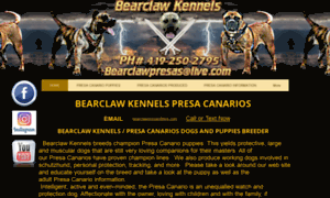 Bearclawkennels.com thumbnail