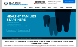 Bearcreekdentalgroup.com thumbnail