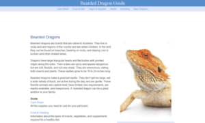 Beardeddragonguide.com thumbnail