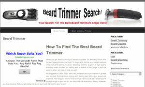 Beardtrimmersearch.com thumbnail