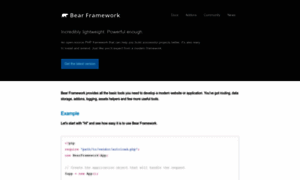 Bearframework.com thumbnail