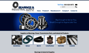 Bearingsandindustrialsupply.com thumbnail