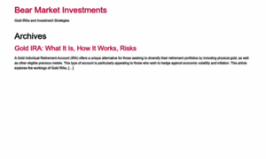 Bearmarketinvestments.com thumbnail