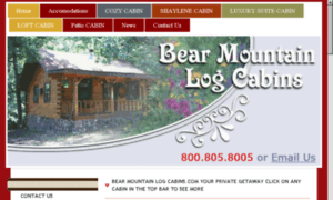 Bearmountaincabins.net thumbnail