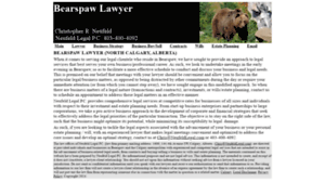 Bearspawlawyer.ca thumbnail