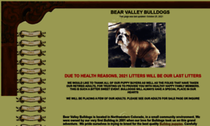 Bearvalleybulldogs.com thumbnail
