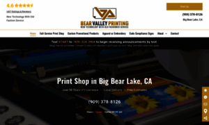 Bearvalleyprinting.com thumbnail