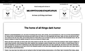 Bearwithadeathlist.co.uk thumbnail