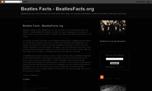 Beatlesfacts.org thumbnail