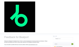 Beatport.uservoice.com thumbnail