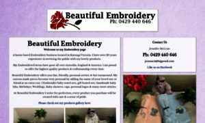 Beautifulembroidery.net.au thumbnail