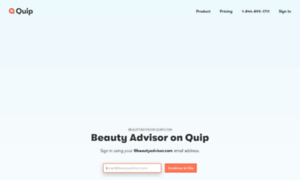 Beautyadvisor.quip.com thumbnail