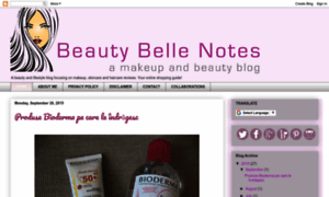 Beautybellenotes.com thumbnail
