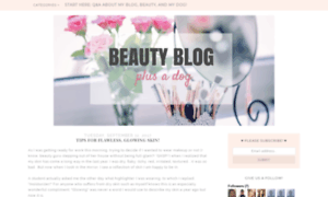 Beautyblogplusadog.com thumbnail