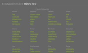Beautycareskills.com thumbnail