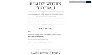 Beautywithinfootball.com thumbnail