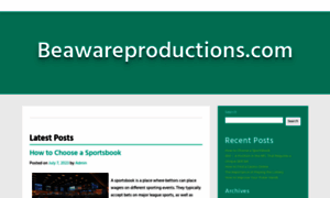 Beawareproductions.com thumbnail