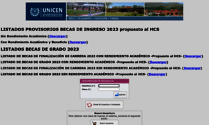 Becas.unicen.edu.ar thumbnail