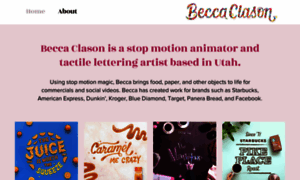 Beccaclason.com thumbnail