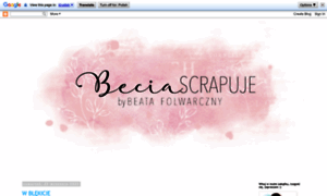 Beciascrapuje.blogspot.com thumbnail