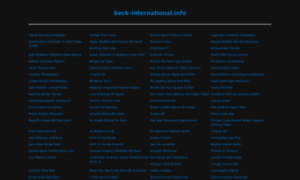 Beck-international.info thumbnail