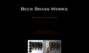 Beckbrassworks.com thumbnail