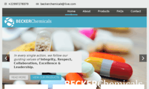 Becker-chemicals.com thumbnail