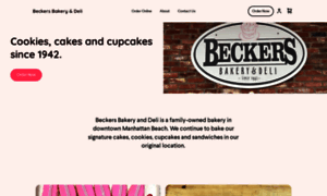 Beckersbakeryanddeli.com thumbnail