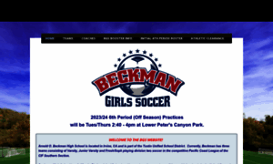 Beckmangirlssoccer.com thumbnail