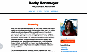 Beckyhansmeyer.com thumbnail