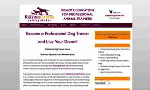 Becomeaprofessionaldogtrainer.com thumbnail