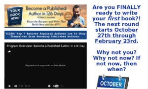 Becomeapublishedauthorin126days.com thumbnail