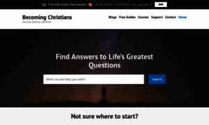 Becomingchristians.com thumbnail