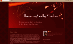 Becominggodlymaidens.blogspot.com thumbnail