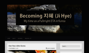 Becomingjihye.wordpress.com thumbnail