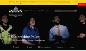 Bedfordshire.police.uk thumbnail