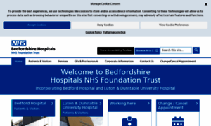 Bedfordshirehospitals.nhs.uk thumbnail