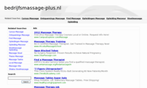Bedrijfsmassage-plus.nl thumbnail