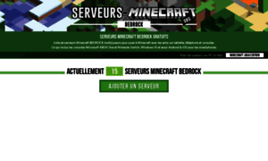 Bedrock.serveurs-minecraft.org thumbnail